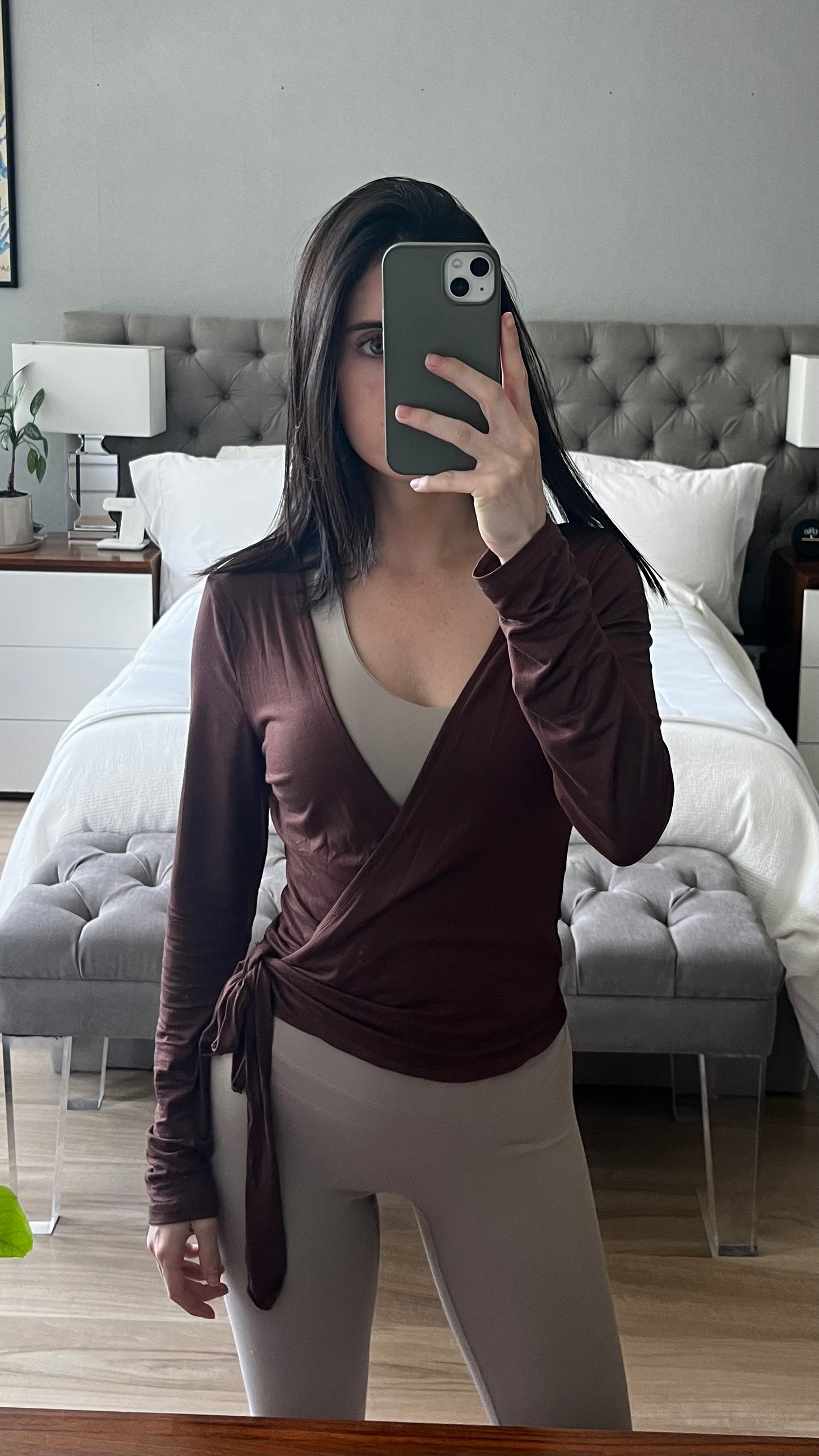 The Ballerina sweater chocolate